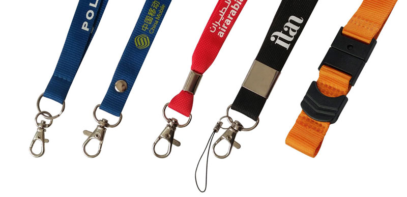 Printed Neck Lanyards With Plastic Card Holder