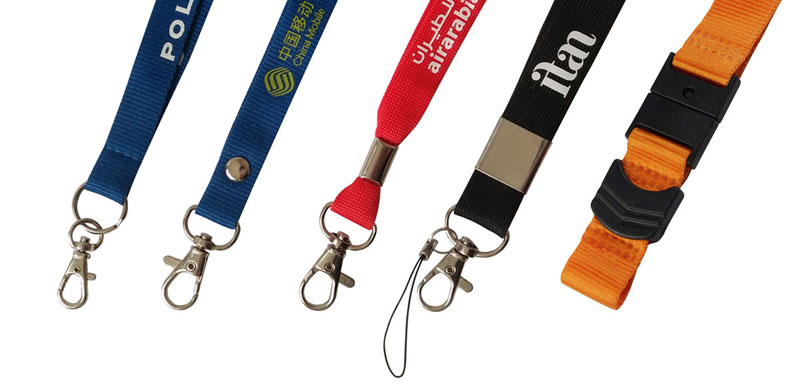 Personalized Multi Colored Lanyards No Minimum Order