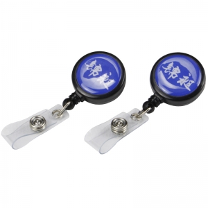promotional id retractable clip badge holders