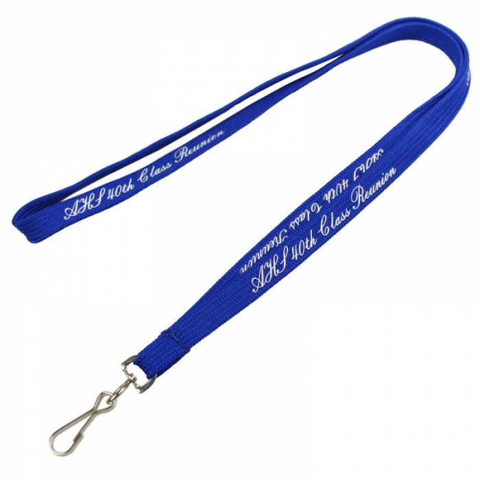 Tubular Swivel Hook Neck Lanyard Strap For Badges