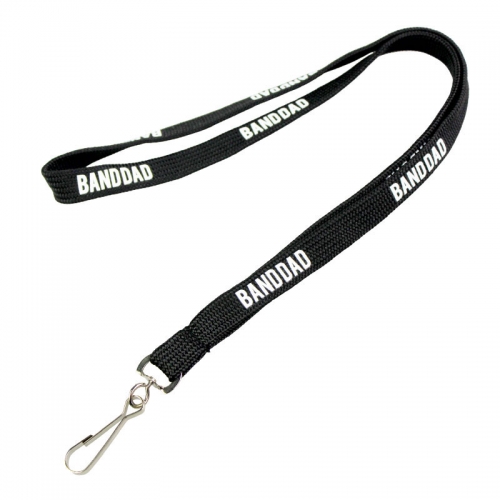 Tubular Swivel Hook Neck Lanyard Strap For Badges