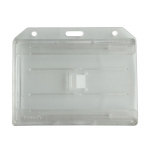 Clear Hard Plastic ID Card Holders