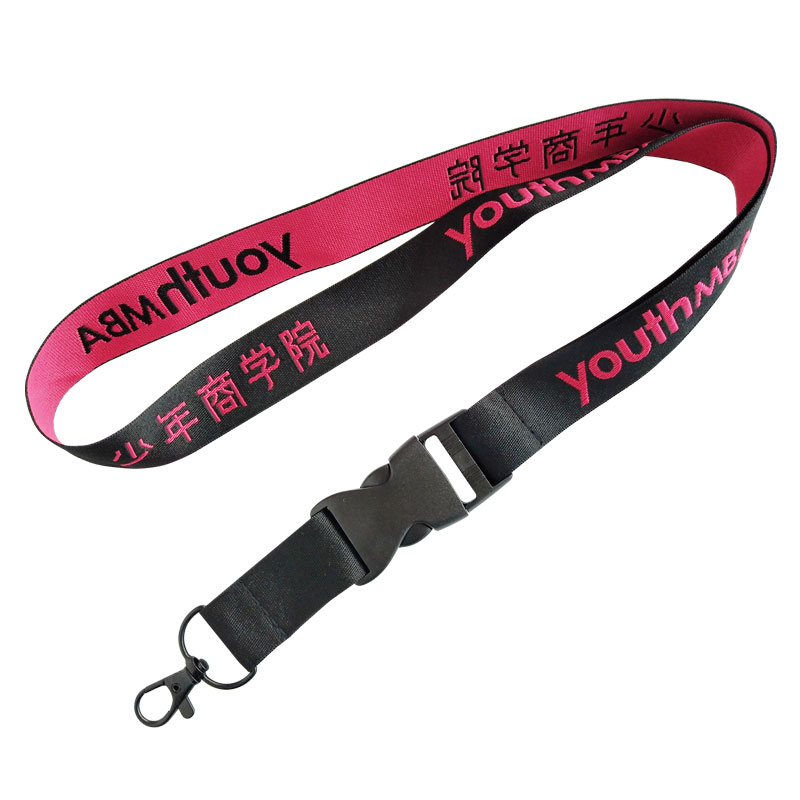 Custom Woven Event Staff Lanyards With Badge Holders