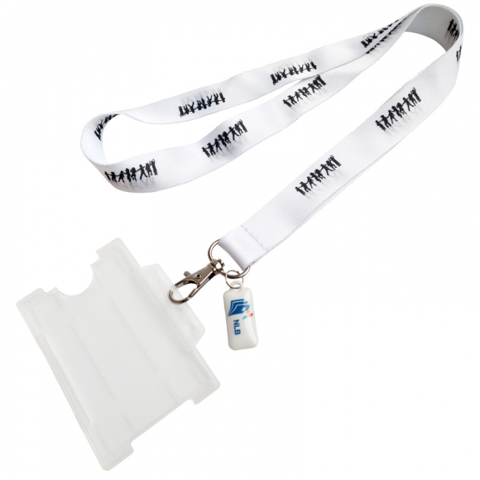 Printed Neck Lanyards With Plastic Card Holder