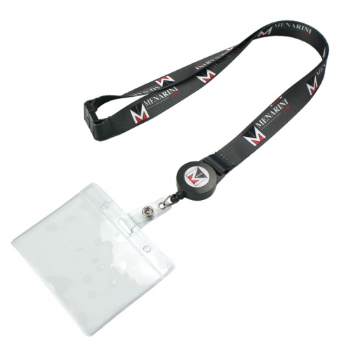 Sublimation Lanyard With Retractable Badge Holder